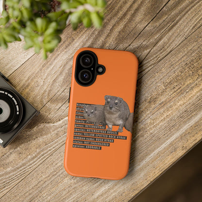 Hyrax Taxonomic Hierarchy Phone Case