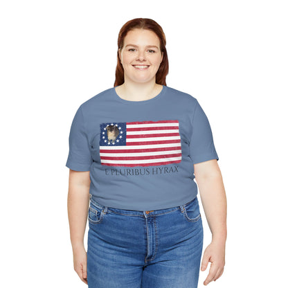 E Pluribus Hyrax Flag T-Shirt
