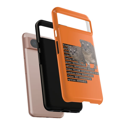 Hyrax Taxonomic Hierarchy Phone Cases