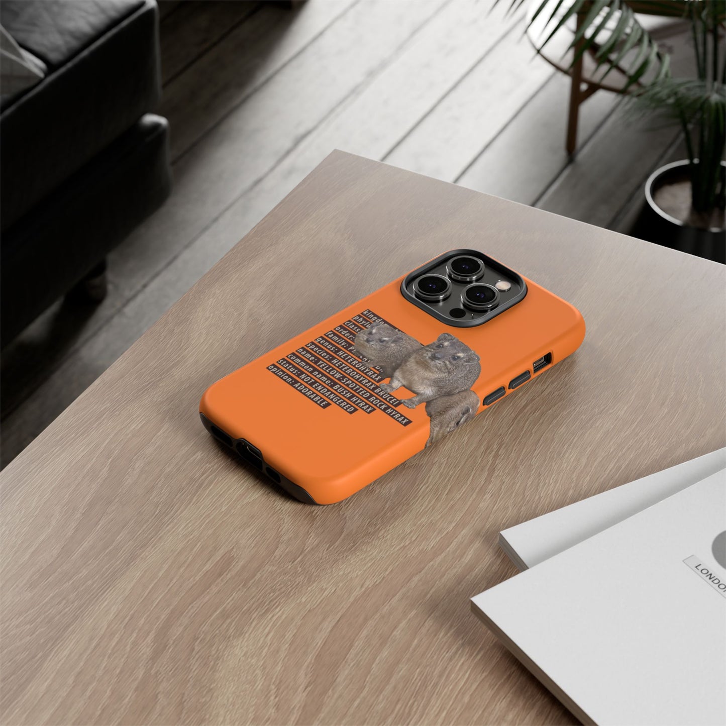 Hyrax Taxonomic Hierarchy Phone Case