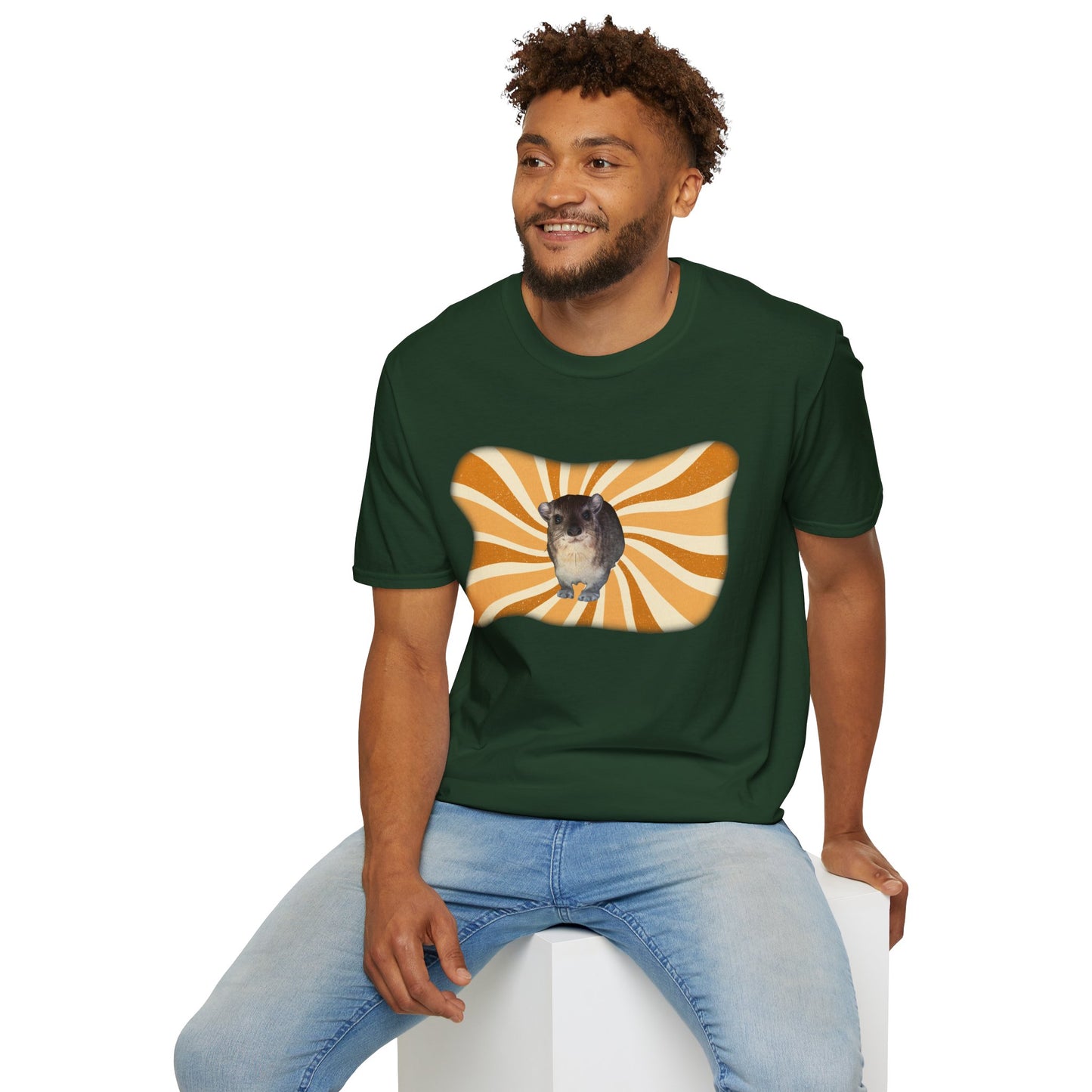 Cute Hyrax Graphic Unisex T-Shirt, Softstyle Tee for Awawa Lovers, Fun Casual Wear, Gift for Birthdays, Cute Animal Vibe