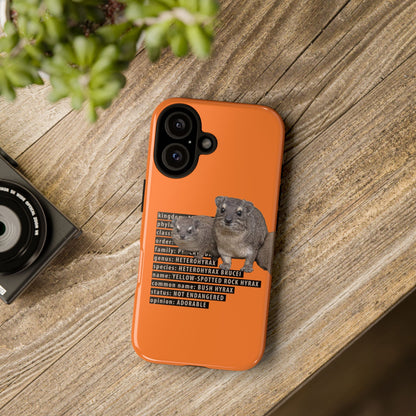 Hyrax Taxonomic Hierarchy Phone Case