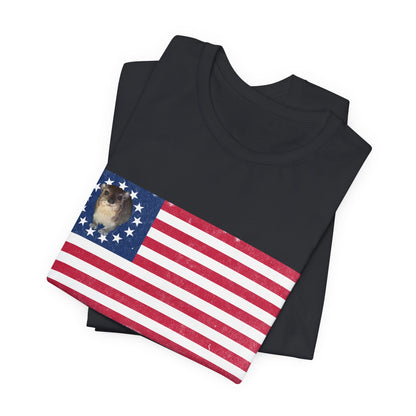 E Pluribus Hyrax Flag T-Shirt