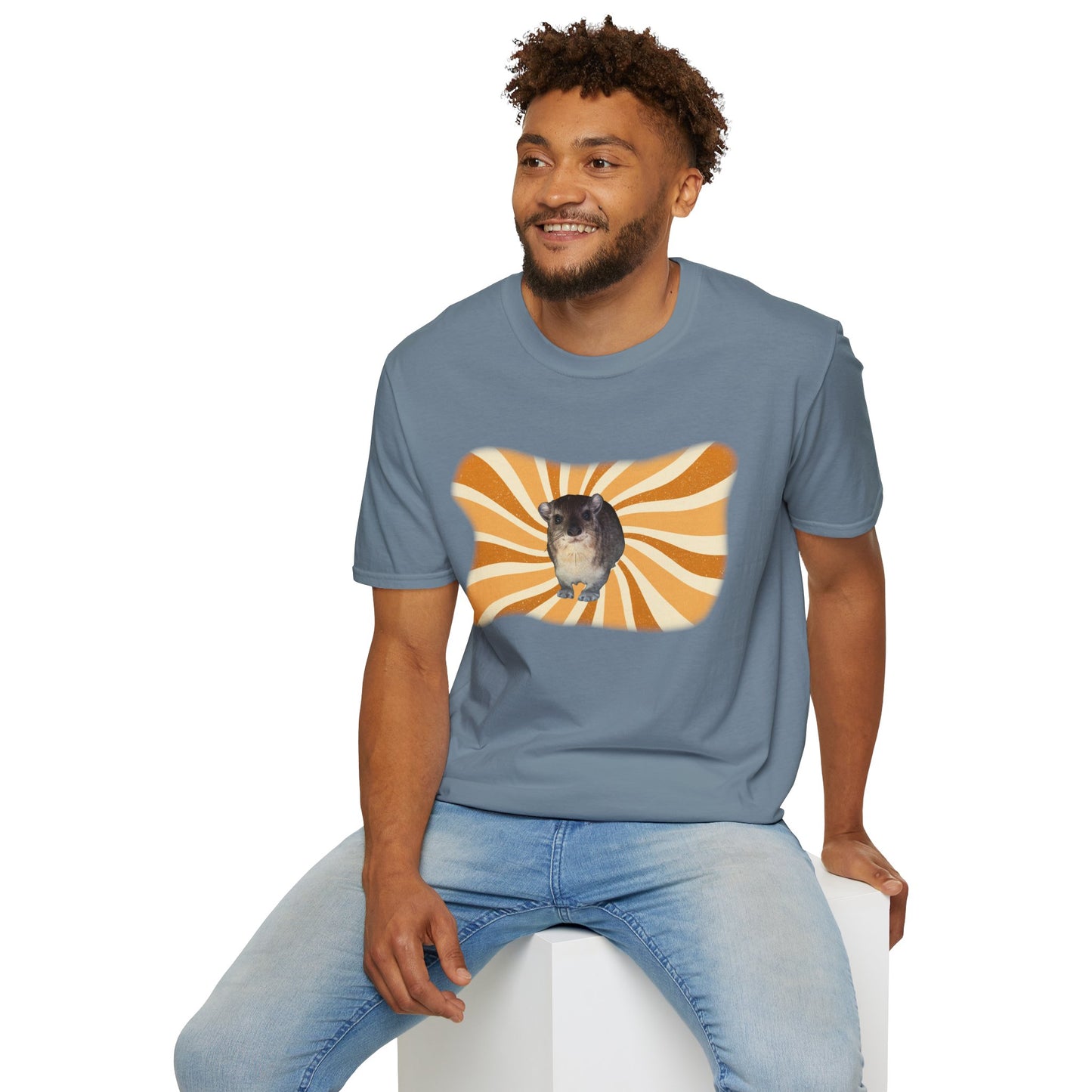 Cute Hyrax Graphic Unisex T-Shirt, Softstyle Tee for Awawa Lovers, Fun Casual Wear, Gift for Birthdays, Cute Animal Vibe